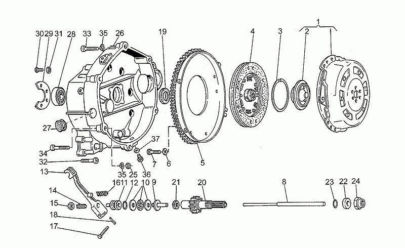Gruppo Frizione Moto Guzzi cod GU32080310