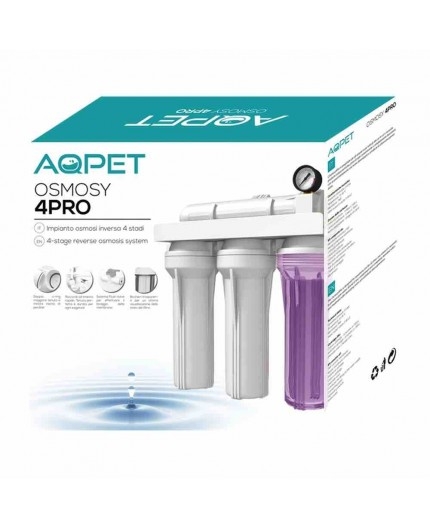 AQPET - IMPIANTO OSMOSI 190 LT 4 STADI BICCHIERI 10