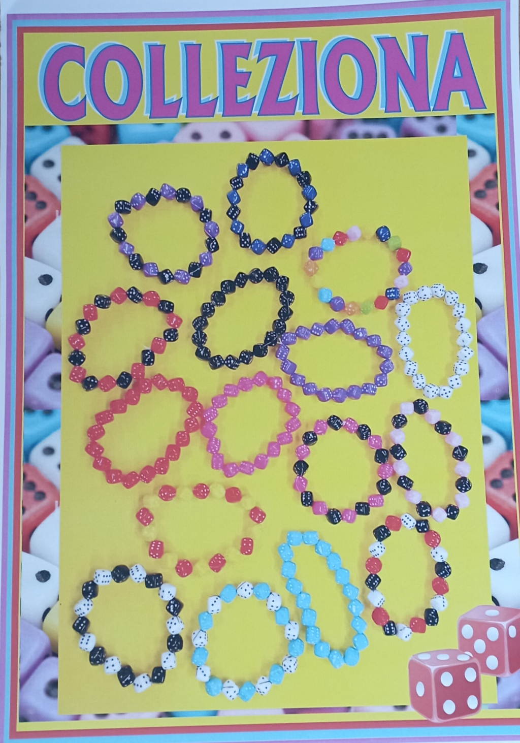 GADGET X PALLINE SOPRESA BRACCIALE A DADI