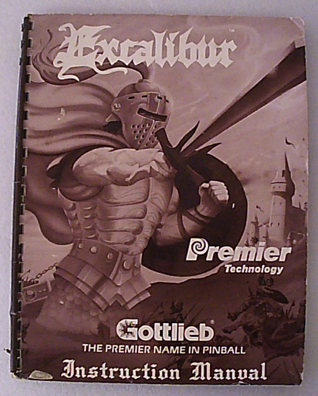 MANUALE FLIPPER EXCALIBUR GOTTELIEB