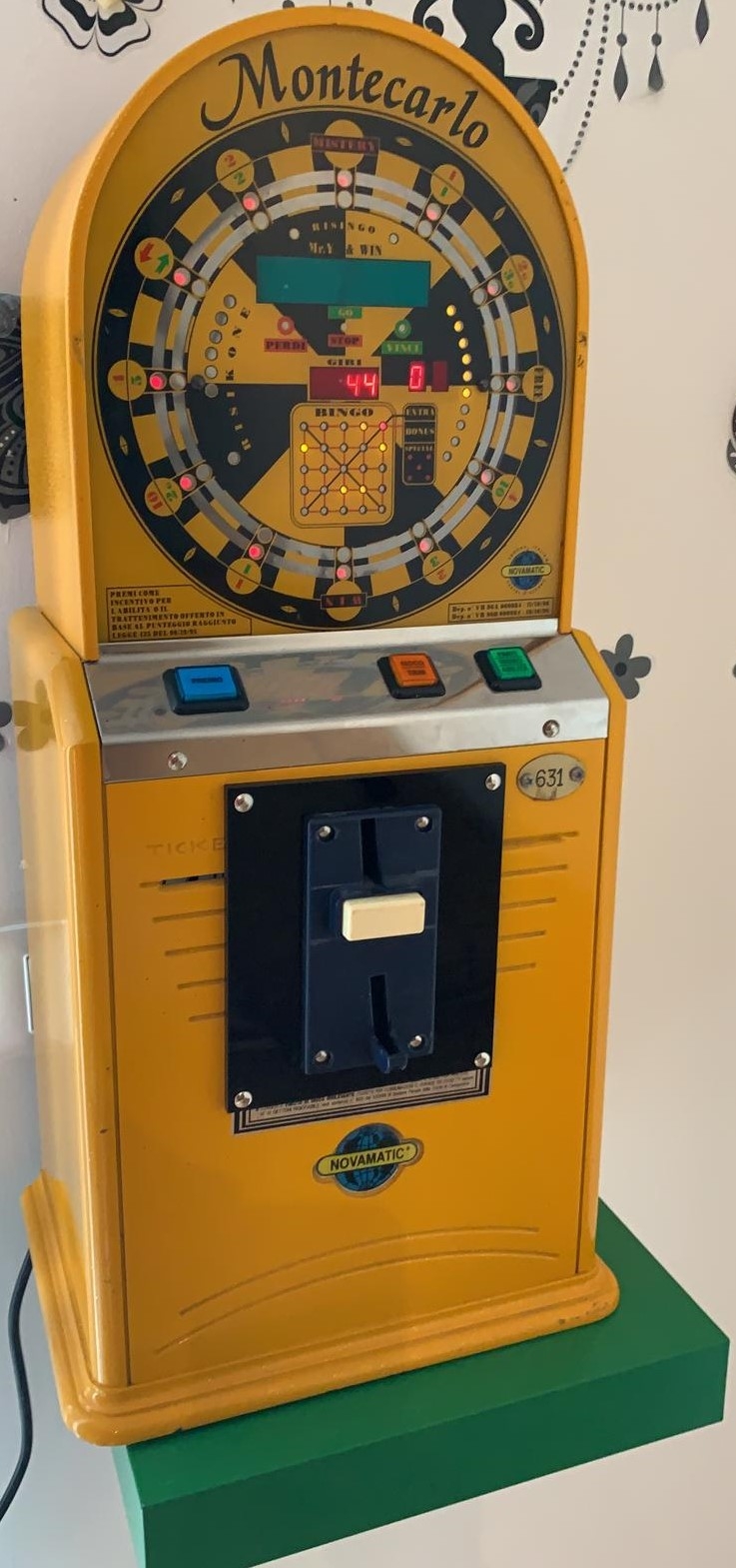 MACCHINA DA BANCO MONTECARLO