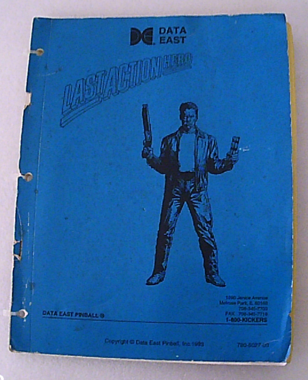 MANUALE FLIPPER LAST ACTION HERO DATA EAST