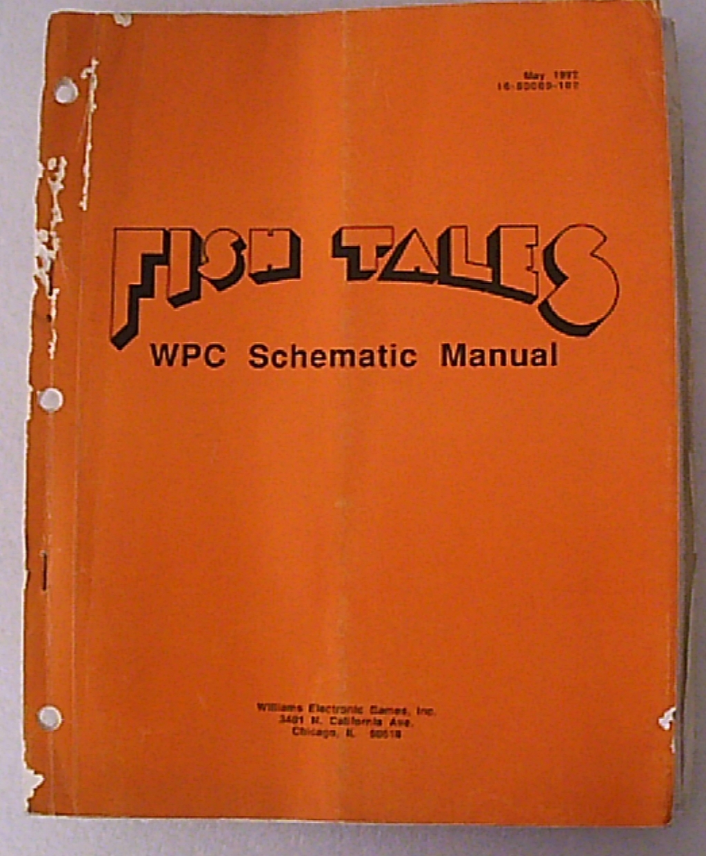 MANUALE FLIPPER FISH TALES WILLIAMS