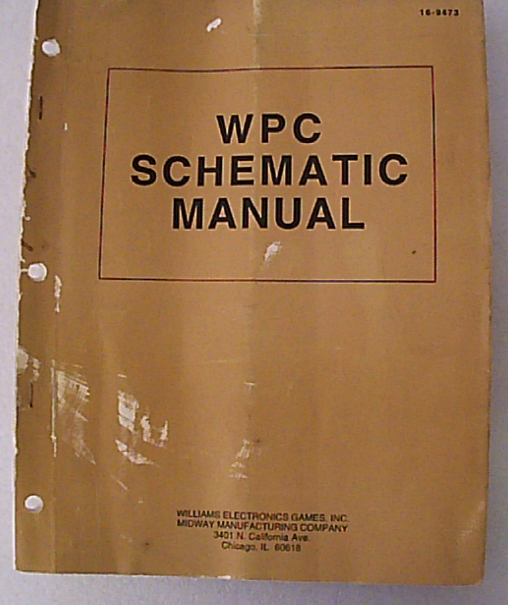 MANUALE FLIPPER WPC WILLIAMS