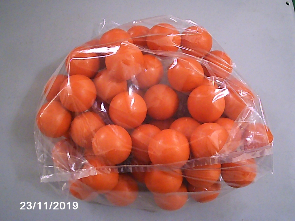 PALLINA ARANCIO PER CALCIOBALILLA CONF.50PZ