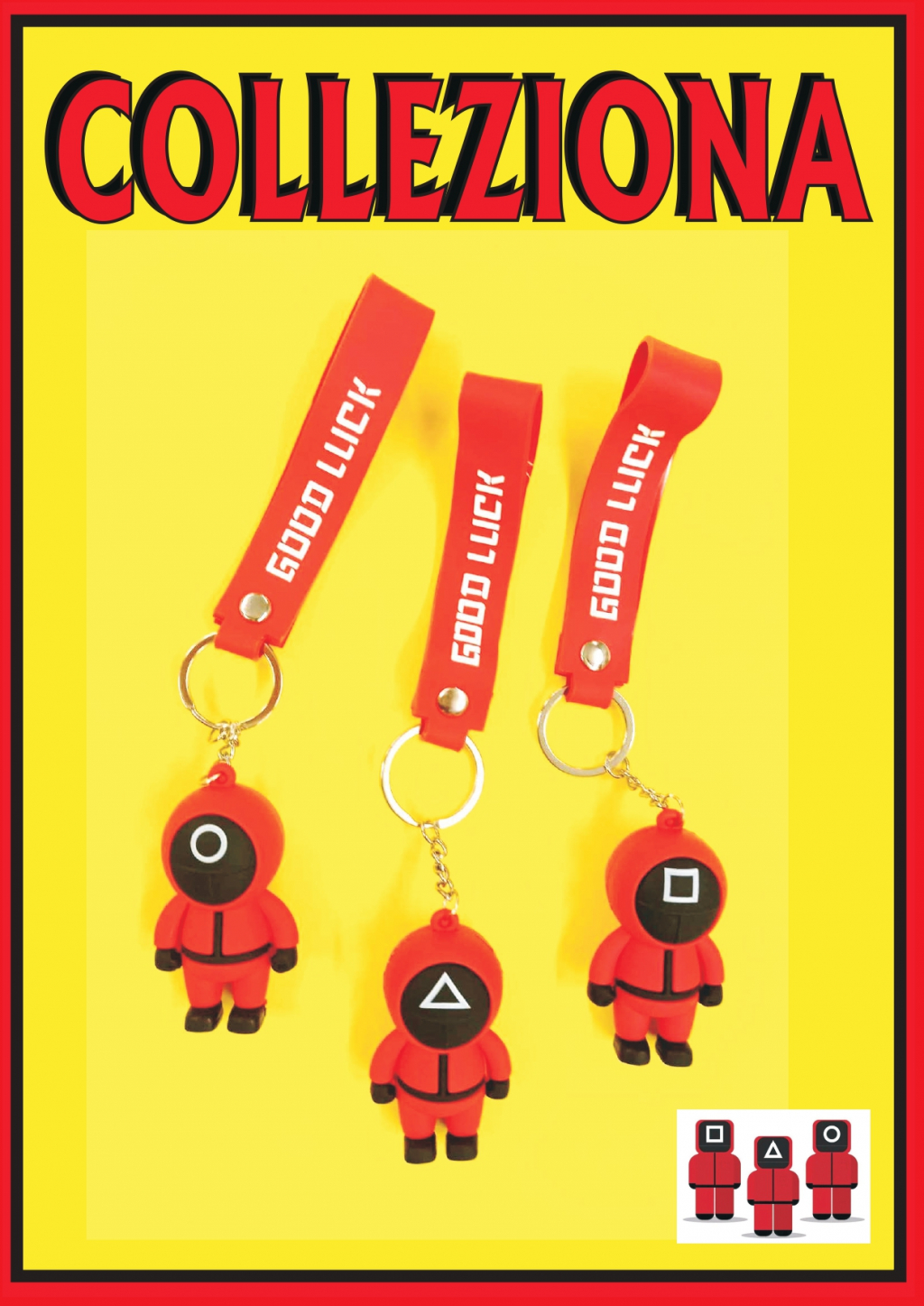 GADGET X PALLINE SOPRESA P/CHIAVE GOOD LUCK