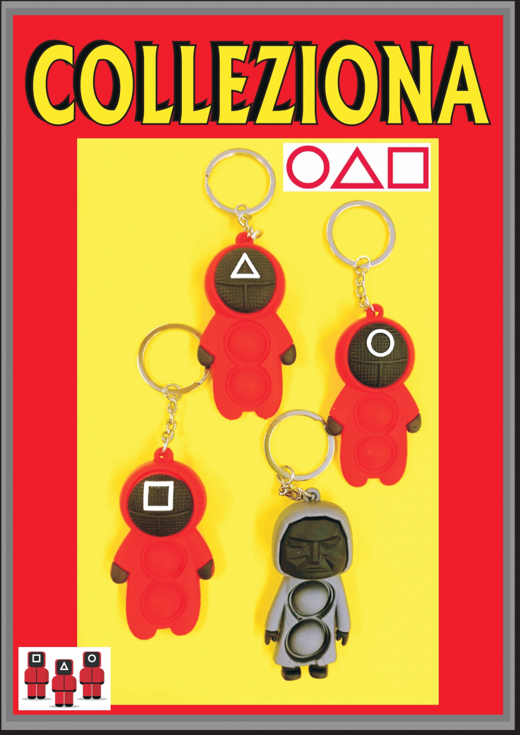 GADGET X PALLINE SOPRESA P/CHIAVE ANTISTRESS