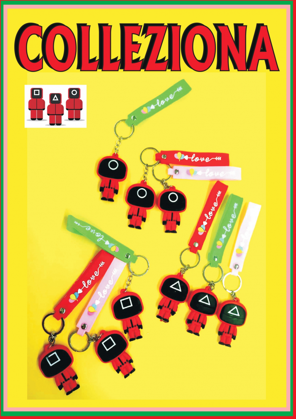 GADGET X PALLINE SOPRESA P/CHIAVE LOVE