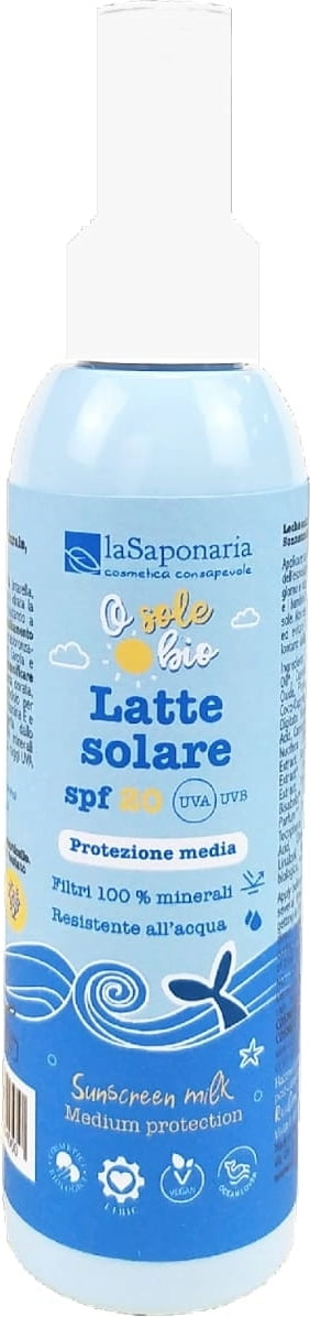 LA SAPONARIA - LATTE SOLARE SPF 20 MEDIA PROTEZIONE