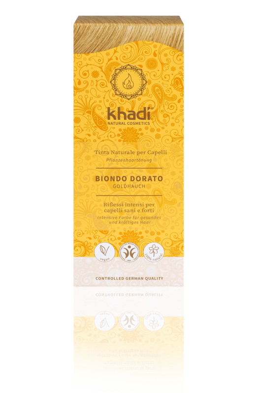 TINTA NATURALE PER CAPELLI BIONDO DORATO