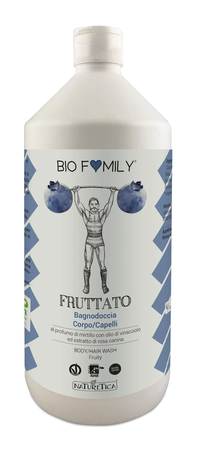 BAGNODOCCIA CORPO/CAPELLI FRUTTATO-BIOFAMILY