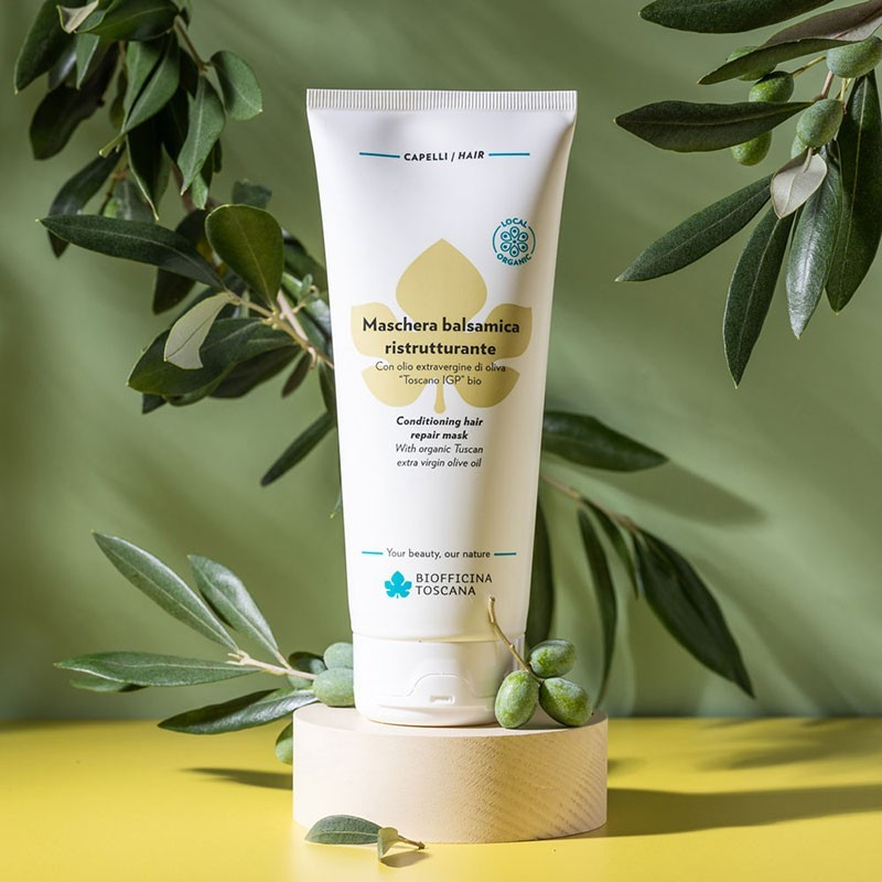 BIOFFICINA TOSCANA- MASCHERA BALSAMICA RISTRUTTURANTE