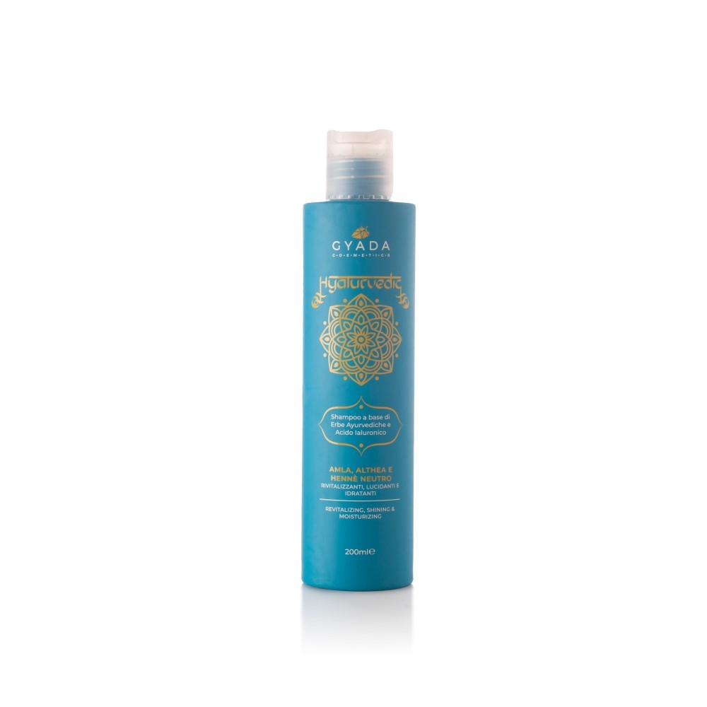 GYADA COSMETICS - HYALURVEDIC SHAMPOO RIVITALIZZANTE  - AMLA, ALTHEA, HENNE NEUTRO