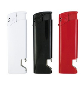 ACCENDINO PIEZO ELETTRICO CON APRIBOTTIGLIA COLORE RO