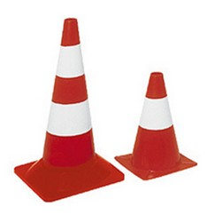CONO DELINEATORE IN PVC (non omologato)