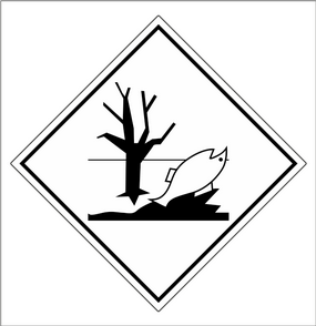 MATERIALE PERICOLOSO PER L'AMBIENTE DIM. [cm]: 10x10