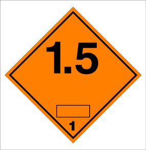 ESPLOSIVI CL. 1/5 DIM. [cm]: 10x10