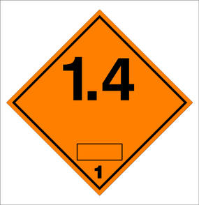 ESPLOSIVI CL. 1/4 DIM. [cm]: 10x10