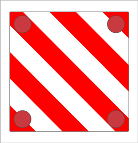 DISPOSITIVO PER LA SEGNALAZIONE DI CARICHI SPORGENTI