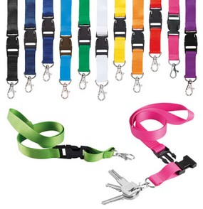 CORDONCINO DA COLLO PORTACHIAVI/PORTABADGE COLORE FX 100PZ