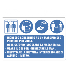 CARTELLO COMBINATO REGOLE ANTICOVID-19 ...