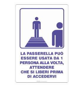 PASSERELLA PER UNA SOLA PERSONA