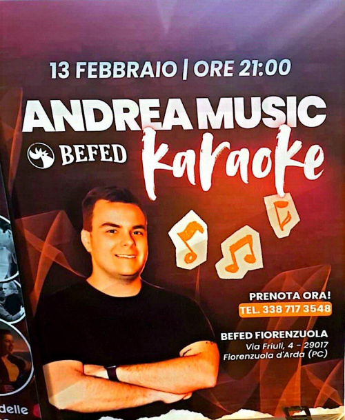 Karaoke by Andrea @ BEFED Fiorenzuola d'Arda