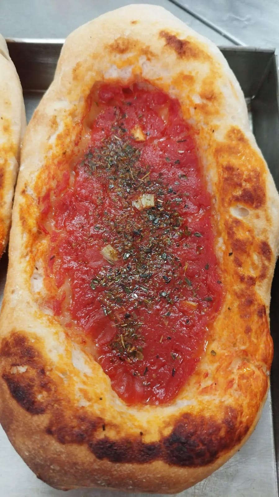 Pinsa aglio ed origano 250gr