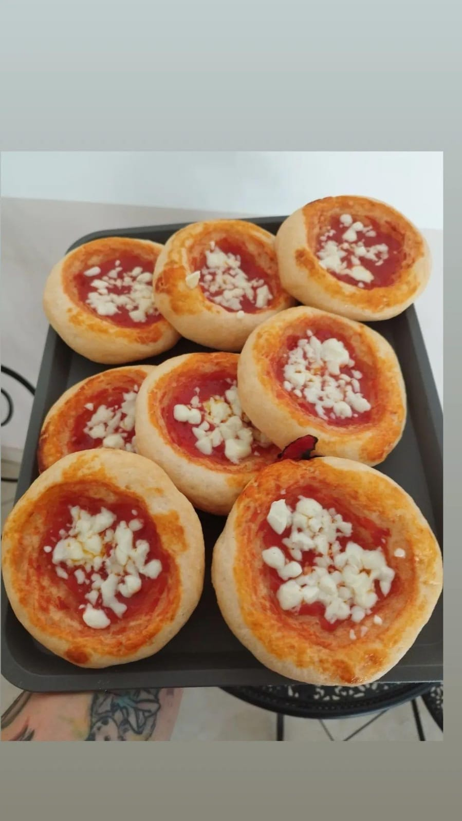 Pizzette tonde piccola da buffet