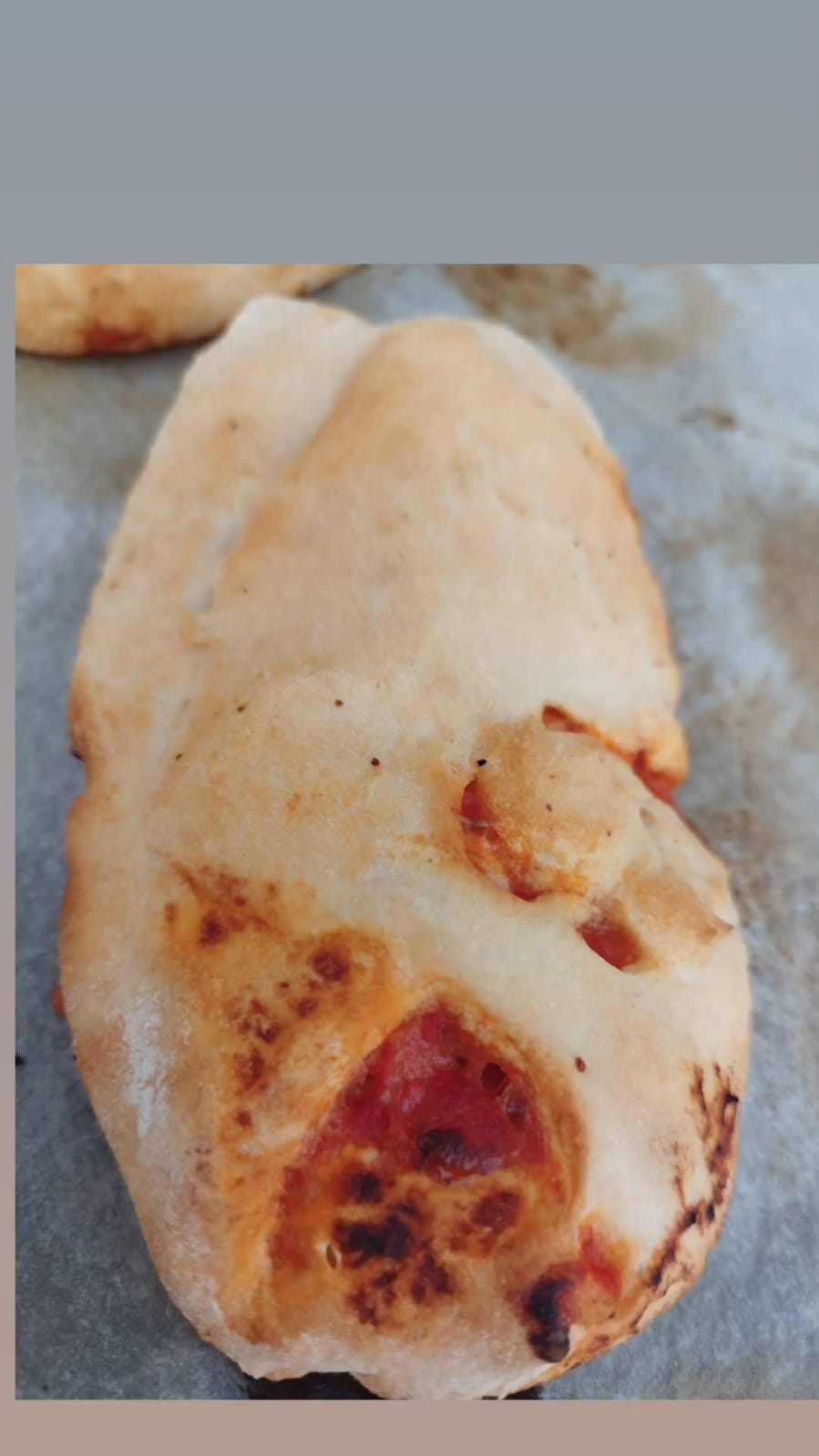 Calzone mozzarella e pomodoro
