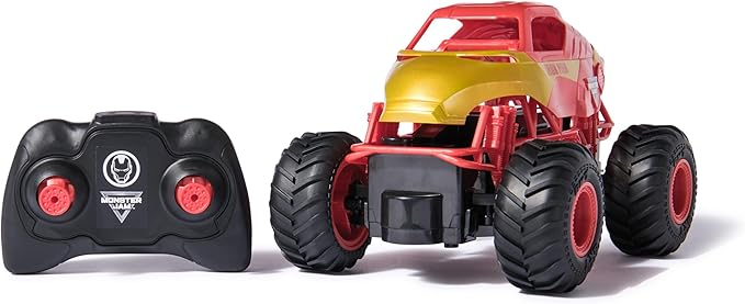 Truck Marvel Iron Man RC, in Scala 1:24, Giocattoli per Bambini e Bambine, 3+ Anni