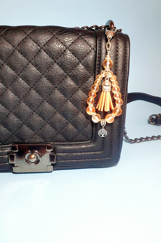 Portachiavi colore pesca