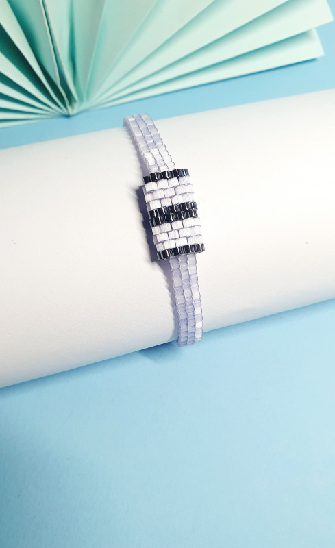 Bracciale donna "SATINO LILLA"