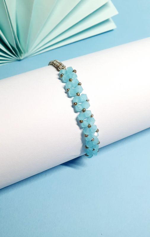 Bracciale donna "CRYSTAL BLU"