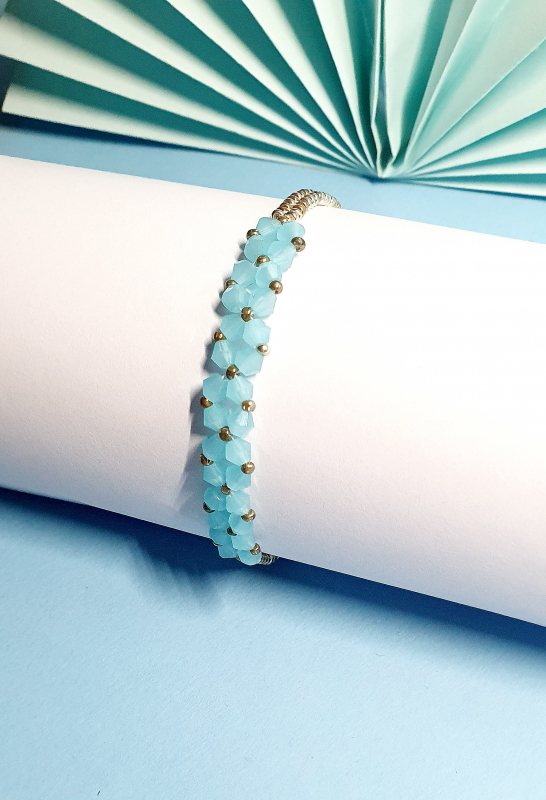 Bracciale donna "CRYSTAL BLU"