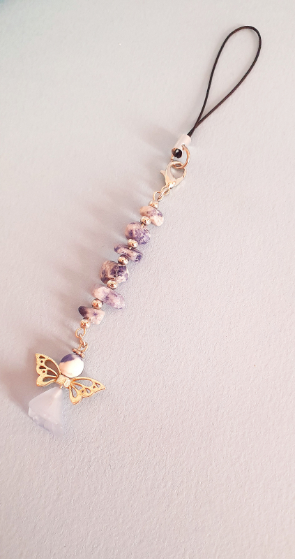 Charm cellulare/borsa "VIOLA"