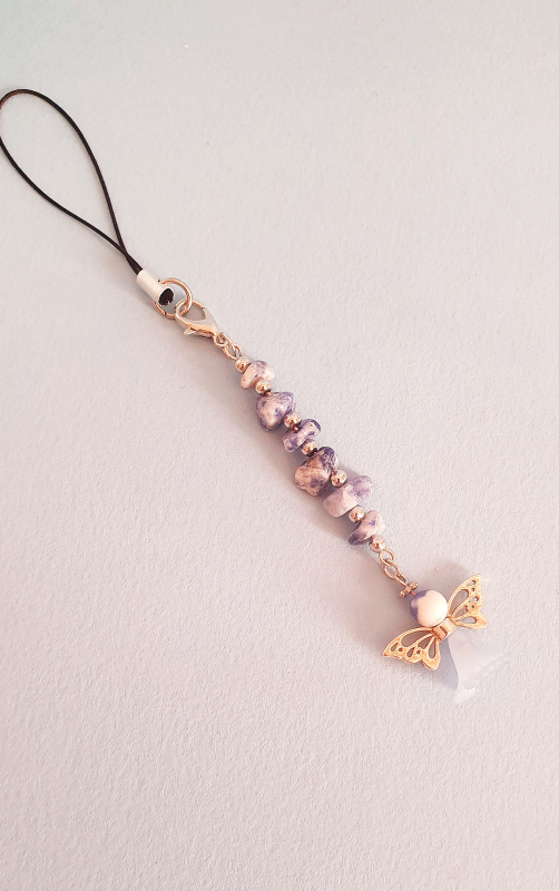 Charm cellulare/borsa "VIOLA"