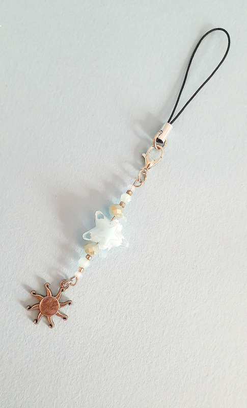 Charm cellulare/borsa "STELLA E LUNA"