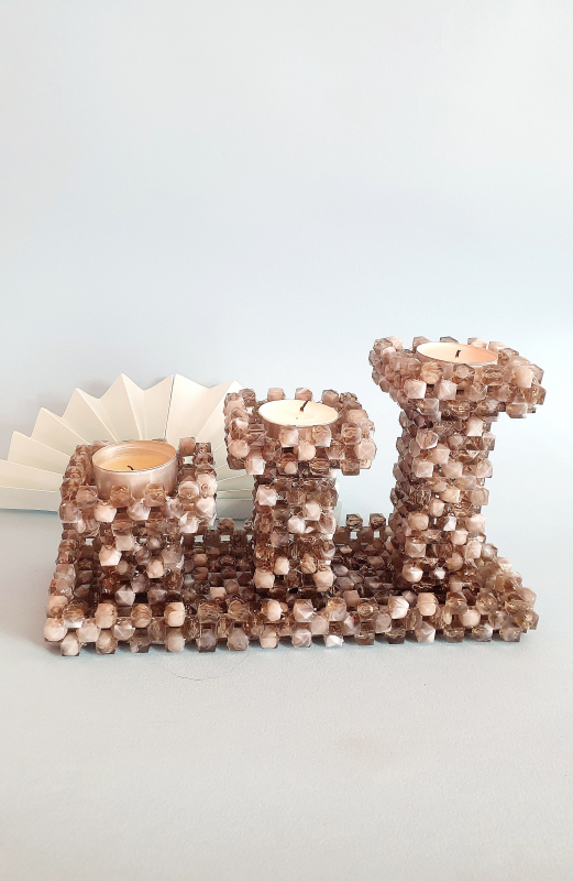 Porta candele "TRIS"