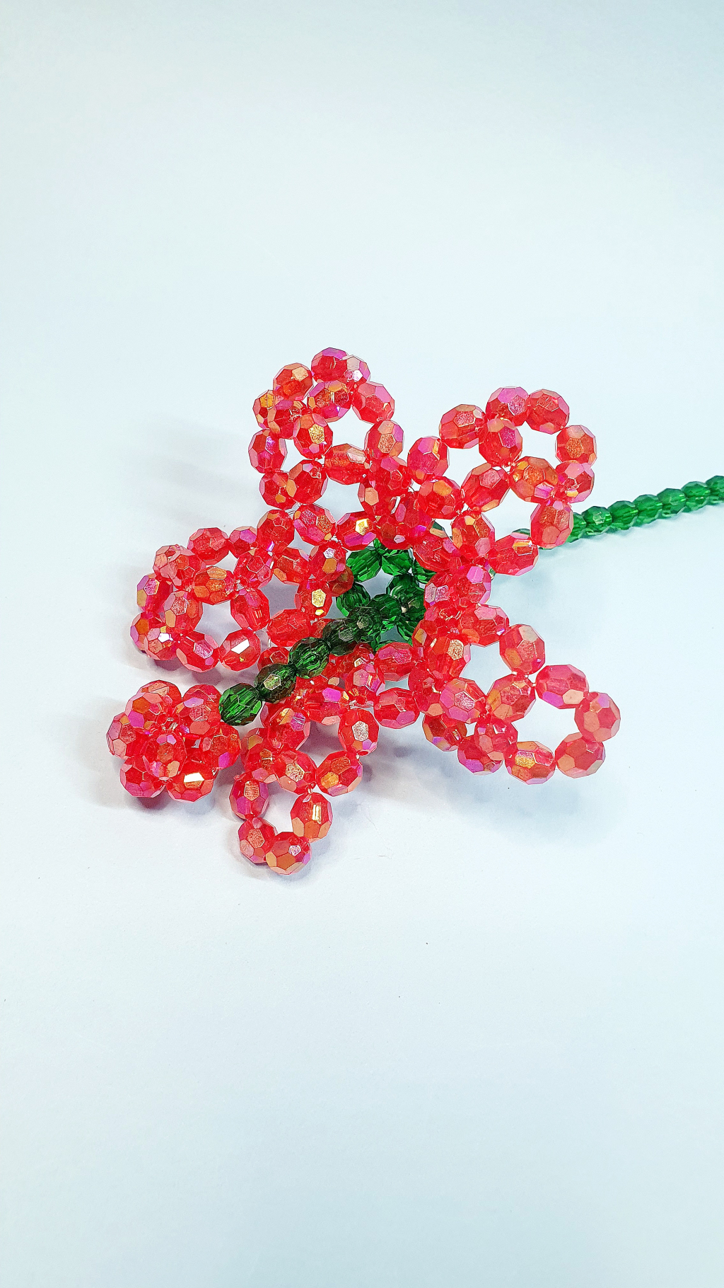 Rosa cinese in perle