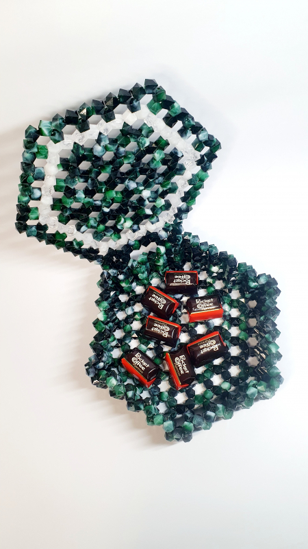 Porta oggetti esagonale