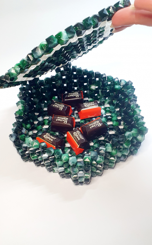 Porta oggetti esagonale