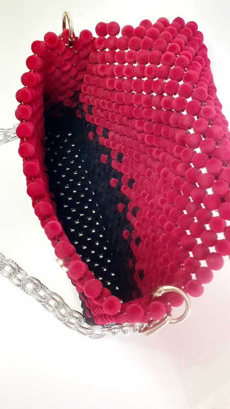 Borsa in perle "RUBBY"