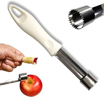 De Luca levatorsolo in acciaio inox manico bianco