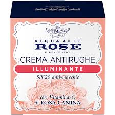 Acqua alle Rose Crema Viso Antirughe Illuminante SPF 20 ml. 50