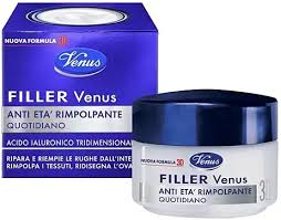 Venus Crema Filler Anti-Età 3D Rimpolpante Quotidiano 50 ml.