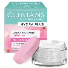 Clinians Hydra Plus Crema Viso Idratante Lenitiva per pelli secche o sensibili, in formato da 50 ml.