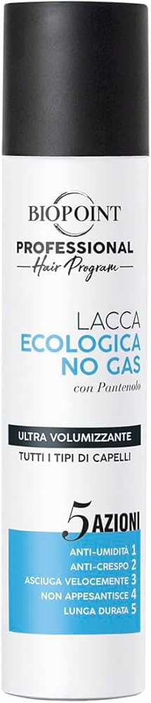 BIOPOINT LACCA ECOLOGICA NO GAS 300ML CELESTE
